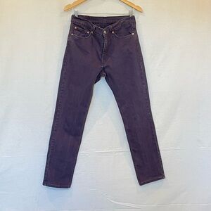 Levi's 511 Slim Fit Aubergine Purple Jeans 32x30